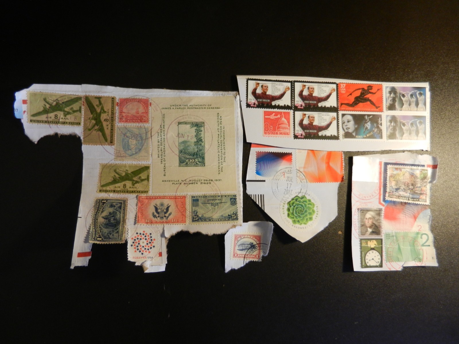 8+ ounces of *UNITED STATES* ON CLOSE CUT, SINGLE PAPER, with better, PRIORITY