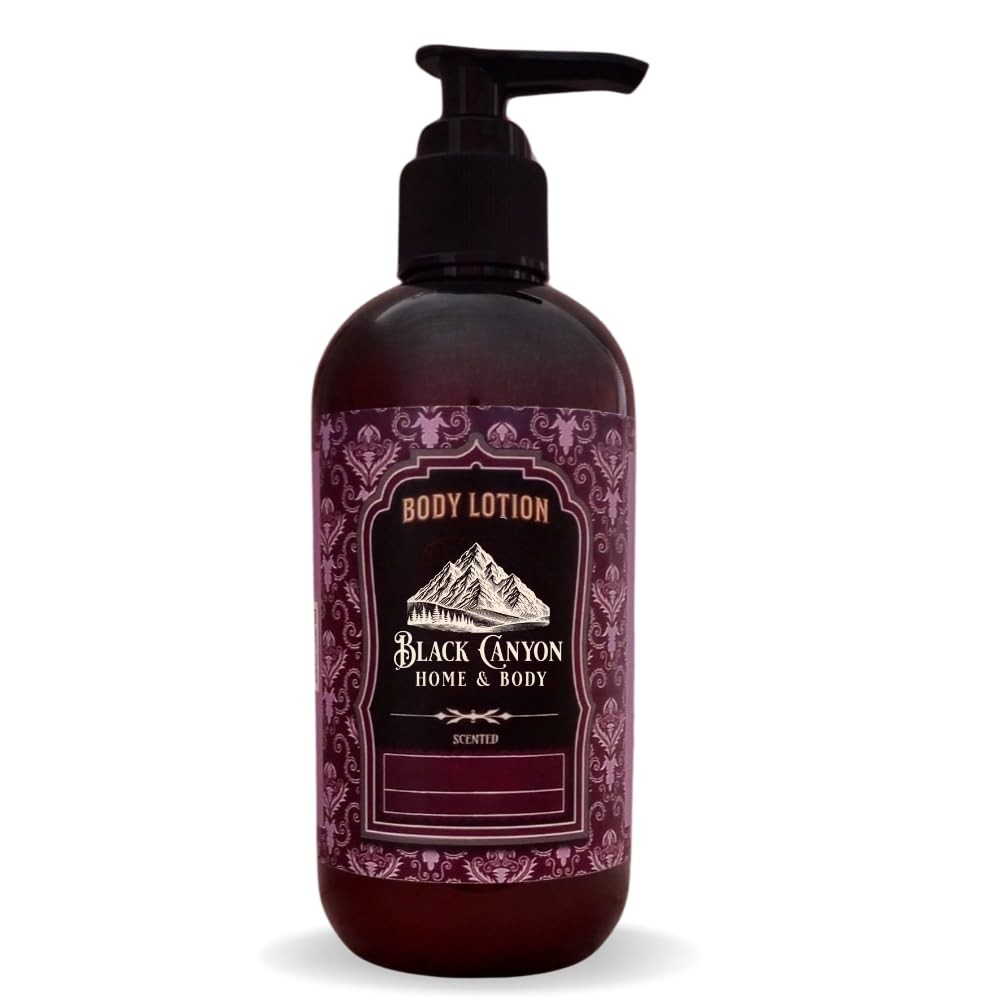 Black Canyon Black Raspberry Vanilla Body Lotion with Lanolin & Jojoba Oil 12oz