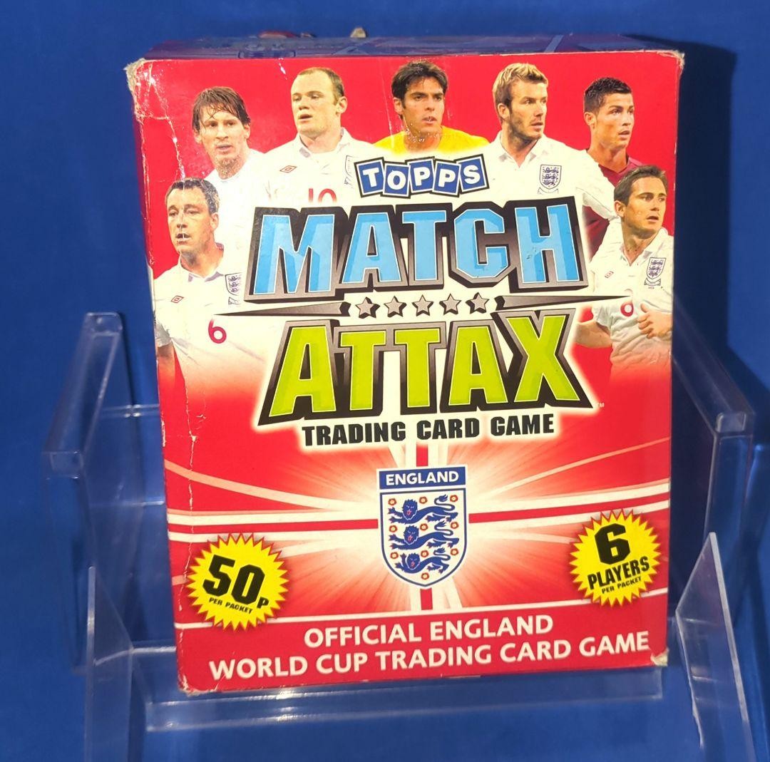 Out of print, limited to 1 box, World Soccer MATCH ATTAX ENGLAND